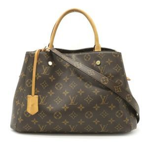Louis Vuitton Monogram Montaigne MM Handbag 2WAY Shoulder Bag